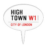 HIGH TOWN  Cake Picks