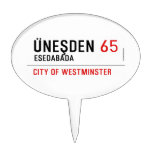 Üneşden  Cake Picks