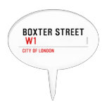 Boxter Street    Cake Picks