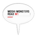 Moshi Monsters Road  Cake Picks