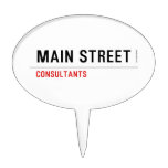 MAIN STREET  Cake Picks