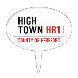 HIGH TOWN  Cake Picks
