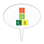 I
 Lv
 EB  Cake Picks