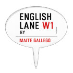 English Lane  Cake Picks