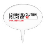 London revolution foiling Kit  Cake Picks