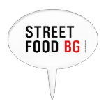 Street Food  Cake Picks
