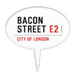 Bacon Street  Cake Picks