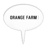 ORANGE FARM   Cake Picks