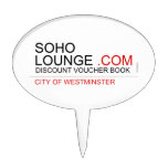 Soho Lounge  Cake Picks