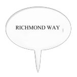 Richmond way  Cake Picks