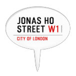 JONAS HO  STREET  Cake Picks