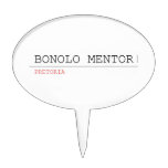 BONOLO MENTOR  Cake Picks