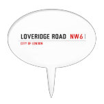 Loveridge Road   Cake Picks