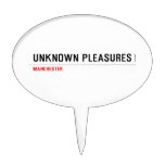 unKNOWN PLEASURES  Cake Picks