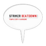 STRIKER  Cake Picks