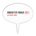 ROSSITER ROAD  Cake Picks