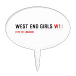 WEST END GIRLS  Cake Picks