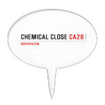 Chemical Close  Cake Picks