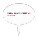 Karla Croft Street  Cake Picks
