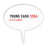 YOUNG CASH  Cake Picks