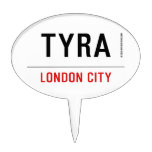 Tyra  Cake Picks