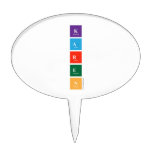 K
 A
 R
 E
 N  Cake Picks