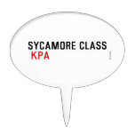 SYCAMORE CLASS   Cake Picks