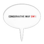 Conservative Way  Cake Picks