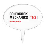 Colebrook Mechanics   Cake Picks