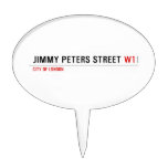 JIMMY PETERS Street  Cake Picks