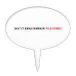 Dikat Et BurasI DemİrkapI  Cake Picks