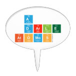  a
  darle
 atomos  Cake Picks