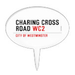 Charing Cross Road  Cake Picks