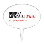 gurkha memorial  Cake Picks