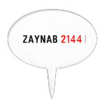 Zaynab  Cake Picks