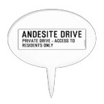 andesite drive  Cake Picks