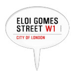 ELOI GOMES Street  Cake Picks