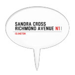 Sandra Cross Richmond Avenue  Cake Picks