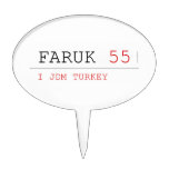 FARUK  Cake Picks