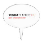 Westgate Street  Cake Picks