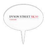 Dyson Street  Cake Picks