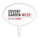 covent garden  Cake Picks