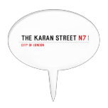 The Karan street  Cake Picks