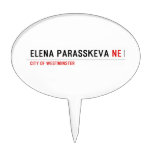 ELENA PARASSKEVA  Cake Picks