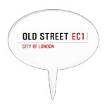 old street  Cake Picks