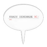 Khady denewade  Cake Picks