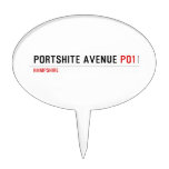 Portshite Avenue  Cake Picks