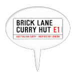 Brick Lane  Curry Hut  Cake Picks