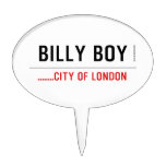 Billy boy  Cake Picks