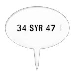 34 SYR 47  Cake Picks